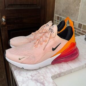 Nike Air Max 270 Washed Coral Running Sneakers Shoes AH6789-603 Womens size 10